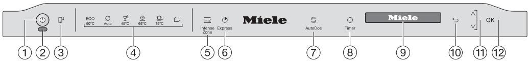 MIELE G 7360 SCVI - Bandeau de commande - 1
