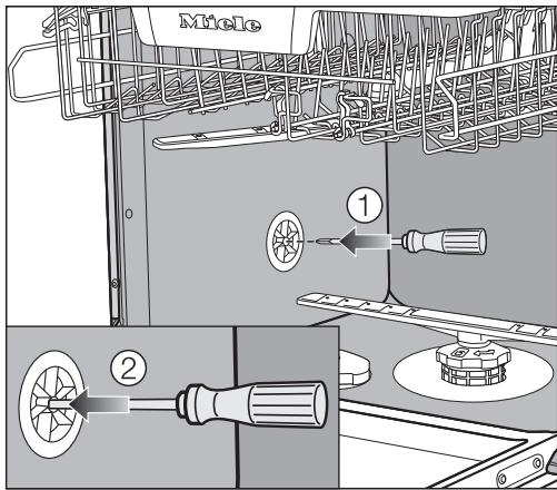 MIELE G 7360 SCVI - Purger la vidange d'eau - 1