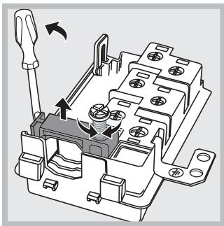 HOTPOINT MS998IXHA - Montaje del cable de alimentacion electrica - 2