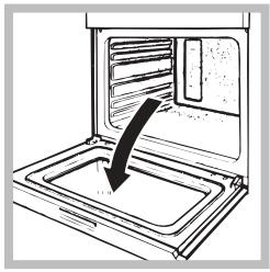 HOTPOINT MS998IXHA - Cleaning the oven door - 1