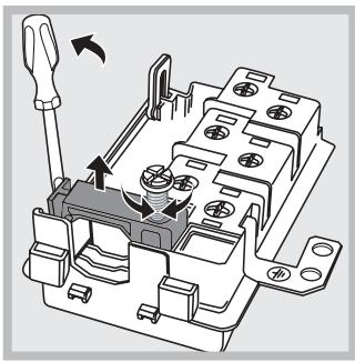 HOTPOINT UTQ89EPOICEHA - Montaggio del cavo di alimentazione - 2