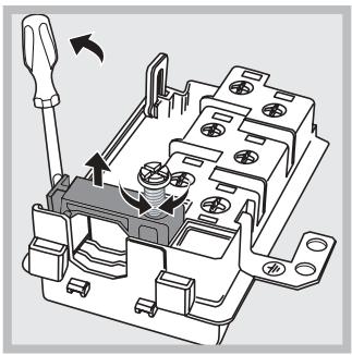 HOTPOINT FQ99P1FICE - Montaggio del cavo di alimentazione - 2