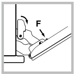 HOTPOINT FQ99P1FICE - Cleaning the oven door - 3