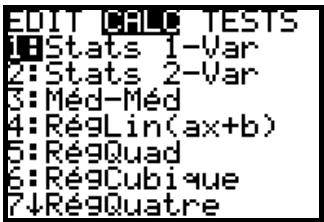 TEXAS INSTRUMENTS TI-NSPIRE CX IIT CAS - Calcul de variables statistiques - 1