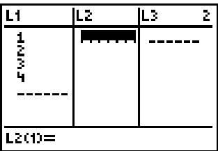 TEXAS INSTRUMENTS TI-NSPIRE CX II-T - Utilisation de l'éditeur de listes statistiques - 2