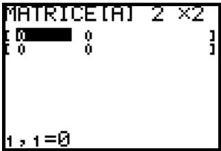 TEXAS INSTRUMENTS TI-NSPIRE CX II-T - Création d'une matrice - 3