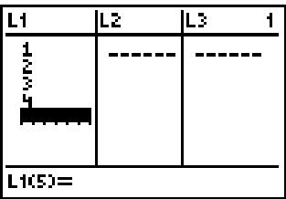 TEXAS INSTRUMENTS TI-NSPIRE CX II-T - Utilisation de l'éditeur de listes statistiques - 1