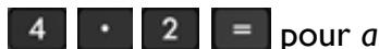 HP F2231 12C PLATINUM FINANCIERE NOIR - Question n°2 : - 2