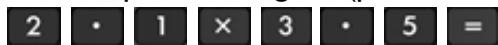 HP F2239AA DE BUREAU EASYCALC100 - Solution pas à pas : - 1