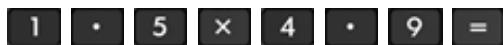 HP F2239AA DE BUREAU EASYCALC100 - Solution pas à pas : - 2