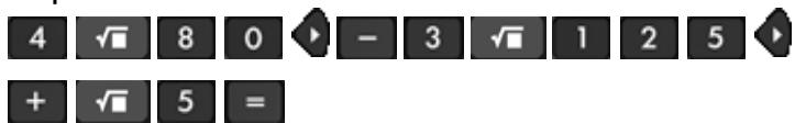 HP QUICKCALC - Solution pas à pas : - 1