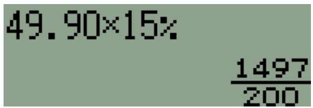 HP QUICKCALC - Captures d'écran : - 1