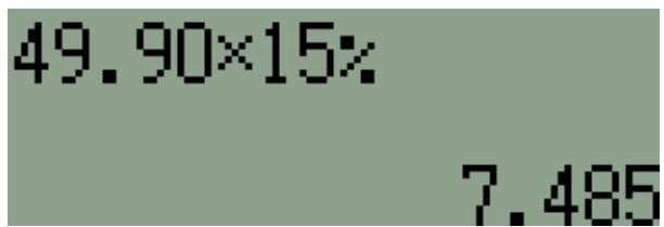 HP QUICKCALC - Captures d'écran : - 2