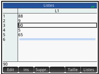 HP F2221AA OFFICECALC200 DE BUREAU SOLAIRE - Pour modifier une liste - 6