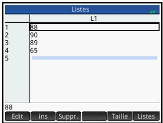 HP F2221AA OFFICECALC200 DE BUREAU SOLAIRE - Pour modifier une liste - 3