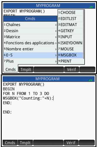 HP F2221AA OFFICECALC200 DE BUREAU SOLAIRE - Editeur deprogrammes :boutons et touches - 6