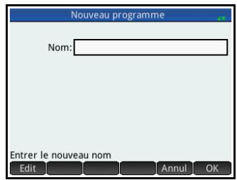 HP F2221AA OFFICECALC200 DE BUREAU SOLAIRE - Création d'un nouveau programme - 1