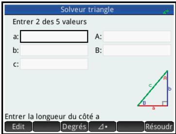 HP F2221AA OFFICECALC200 DE BUREAU SOLAIRE - Choix du type de triangle - 1
