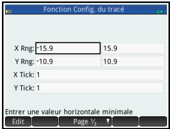 HP F2221AA OFFICECALC200 DE BUREAU SOLAIRE - Configura   n du tracé - 1