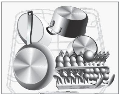 GORENJE GI51010X - Einräumen des Geschirrs in den Unterkorb - 2