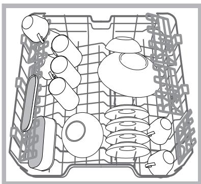 HOTPOINT LDF12314B - Horný kôš - 1