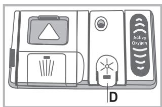 HOTPOINT LDF12314B - Measuring out the rinse aid - 1