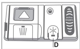 HOTPOINT LDF12314B - Charger le produit de rinçage - 1