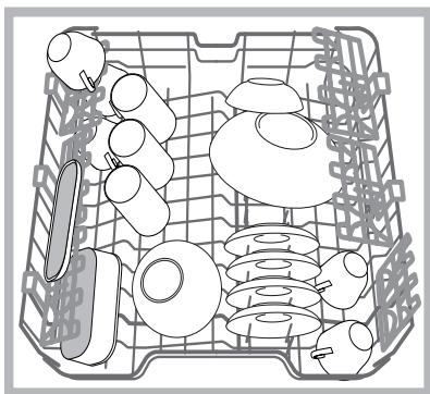 HOTPOINT LDF12314B - Horní koš - 1