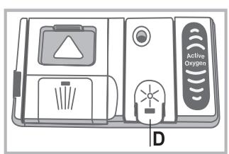 HOTPOINT HIO3C22CW - Einfüllen des Klarspülers - 1