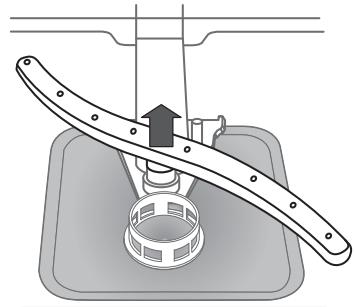 HOTPOINT LL69X - Nettoyer les bras d'aspersion - 2