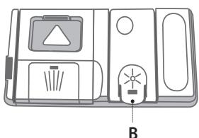 HOTPOINT LL69X - Remplir le distributeur de liquide de rinçage - 1