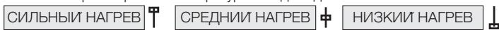 HOTPOINT ALE60V - ^1 Кнопка, дисплей і символи рівня температури - 1