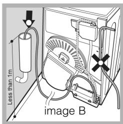 HOTPOINT ALE60V - Vidange de l'eau - 2