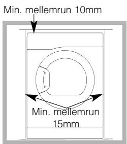 HOTPOINT TCDG51XBK - Placering af tørretumbleren - 1