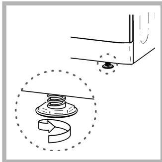 HOTPOINT FTVF85CPSK - Installere tørketrommelen plant - 2