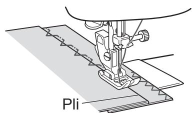 TOYOTA SUPER JEANS 34 - Utilisation du pied-de-biche pour zigzag - 1