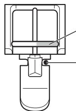 TOYOTA SUPER JEANS 34 - Installez la goupille côté droit du pied-de-biche pour fermeture à glissière sur le support de pied-de-biche. - 2