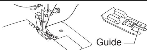 TOYOTA SUPER JEANS 34 - Utilisation du pied pour surfilage - 2
