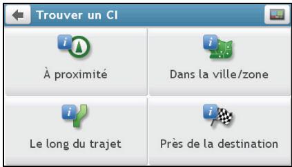 NAVMAN N20 - Comment rechercher un CI par type ? - 3
