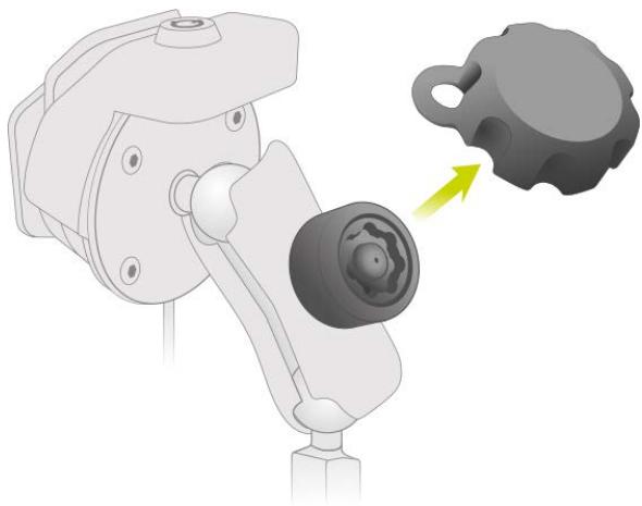 TOMTOM GO 620 EUROPE - Fixez le capuchon du pin-lock RAM sur le pin-lock RAM. - 3