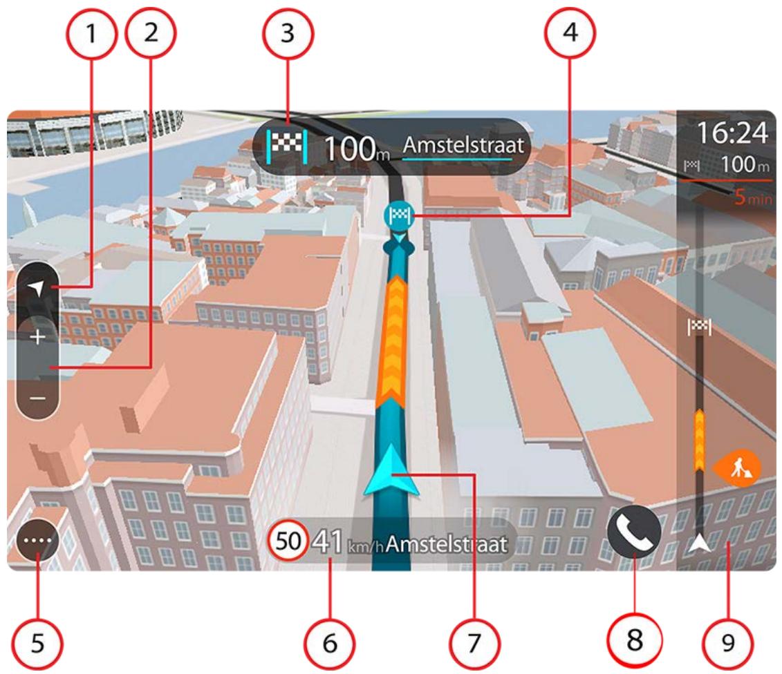 TOMTOM GO 620 EUROPE - Le mode guidage - 1