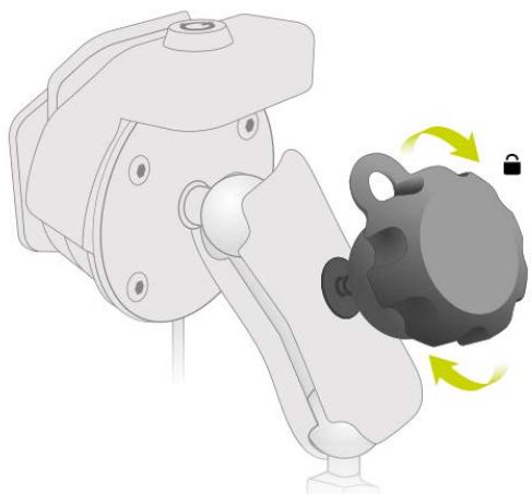 TOMTOM GO 620 EUROPE - Fixez le capuchon du pin-lock RAM sur le pin-lock RAM. - 2