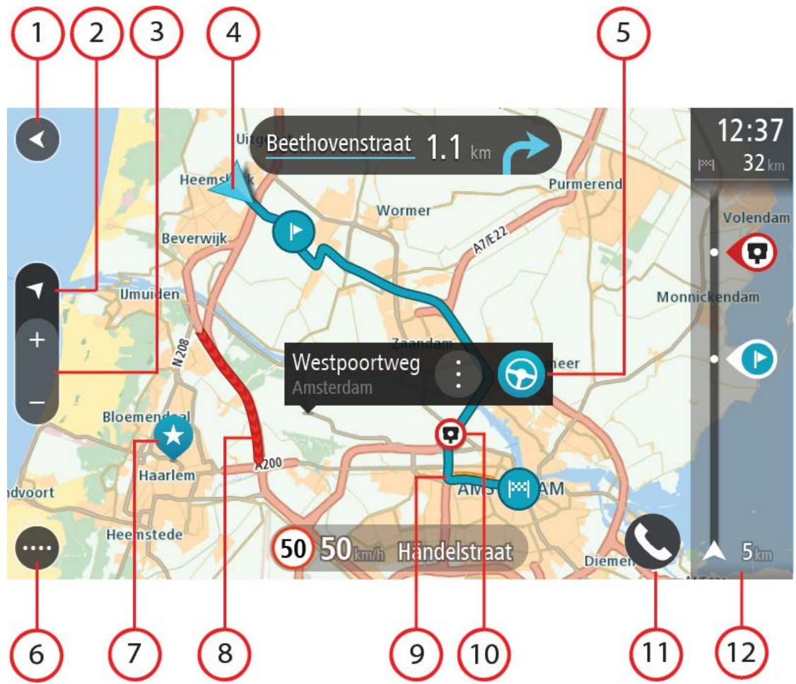 TOMTOM GO 620 EUROPE - Mode carte - 1