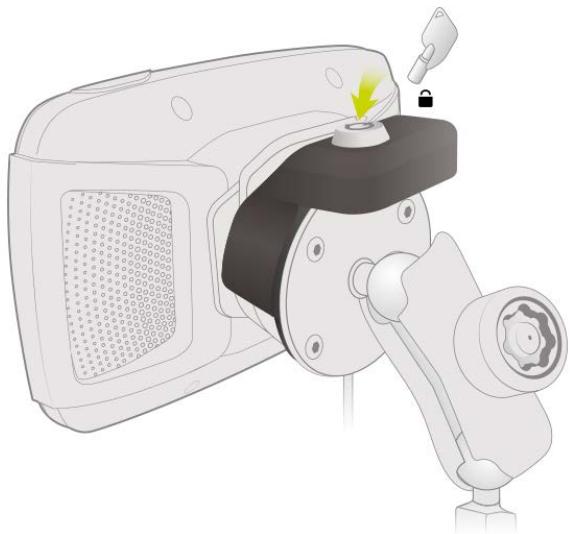 TOMTOM GO 620 EUROPE - Fixez le capuchon du pin-lock RAM sur le pin-lock RAM. - 4