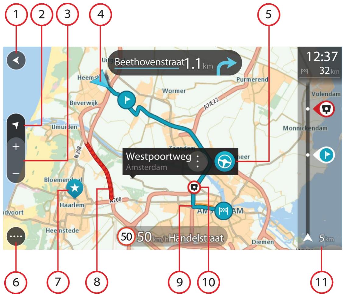 TOMTOM RIDER 42 CE MOTO - Mode carte - 1