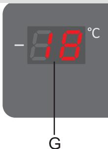 GORENJE FN6191CW - Réglage de la température de l'appareil - 1