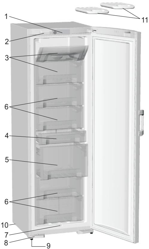 GORENJE FN6191CW - Congélateur conventionnel - 1