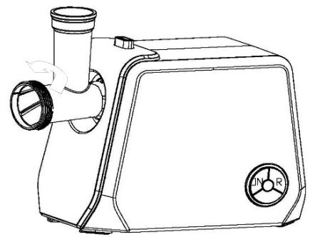 BRANDT BLE250 - a) Gebruik van de vleesmolen - 3