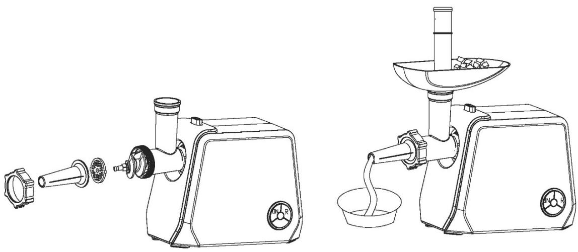 BRANDT BLE250 - b) Utilización del accesorio para salchchas - 1