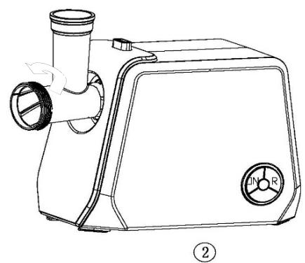 BRANDT BLE250 - a) Using the Meat Mincer - 3